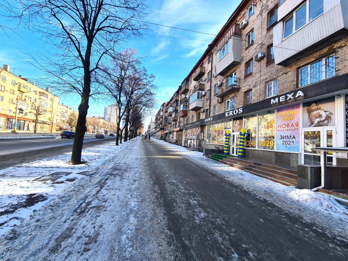 1-Room View Apartment Near Inturist On Sobornyi Avenue 143, By Grandhome Zaporizhia Dış mekan fotoğraf